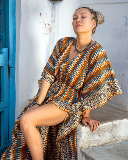 Kaftan lang Streep