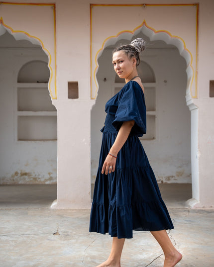 Tara Jurk Midi Marine