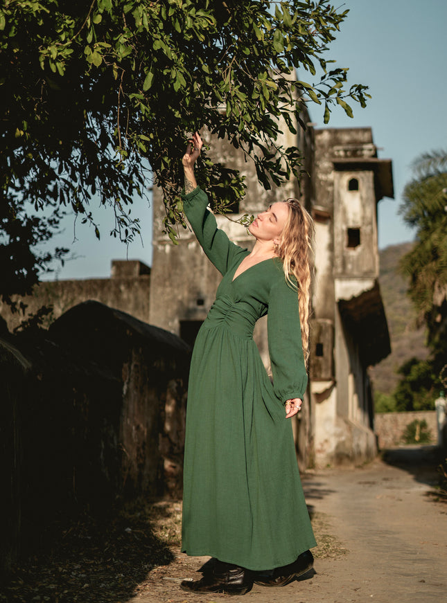 Rani Lange jurk Groen