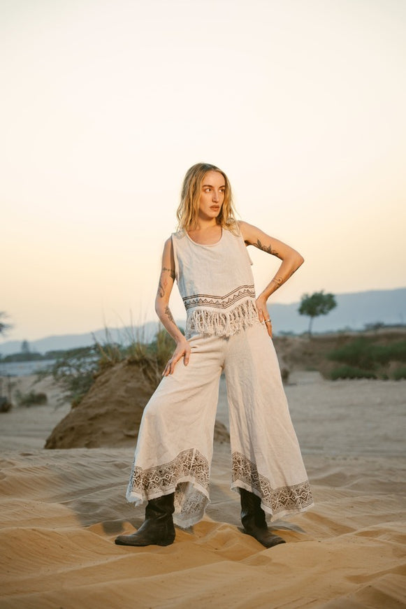 Nomad Flow broek Gebroken wit