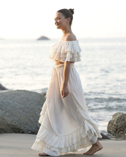 Real Gypsy Skirt Moss Green