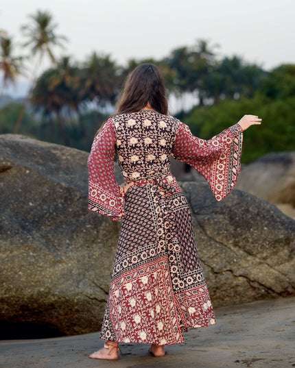 Sacred Roots Omslagrok lang Ruby