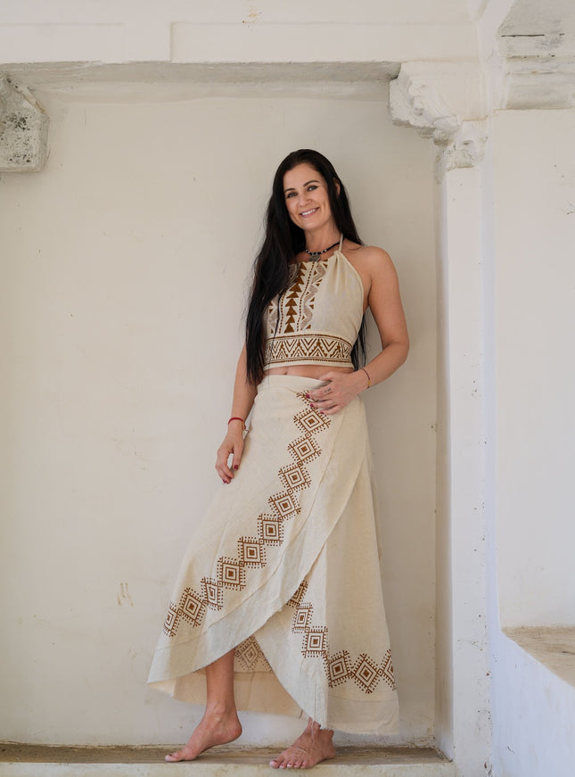 Mystic Mesa Omslagrok Off White