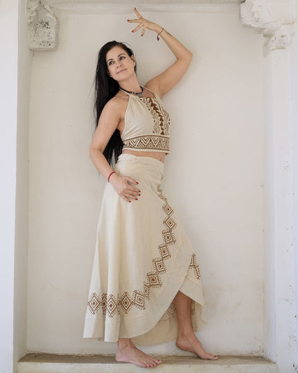 Mystic Mesa Zomertop Gebroken Wit