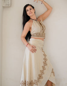 Mystic Mesa Zomertop Gebroken Wit