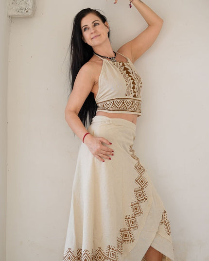 Mystic Mesa Zomertop Gebroken Wit