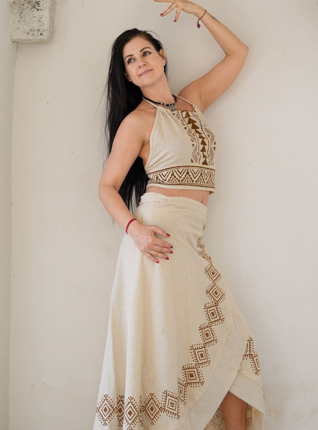 Mystic Mesa Zomertop Gebroken Wit