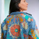 Velvet Suzani Jacket Grijs/ Lichtblauw