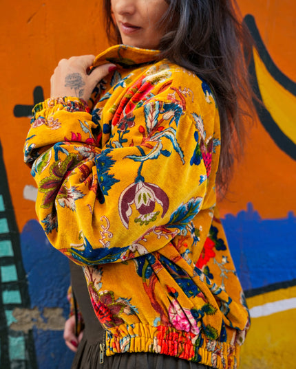 Velvet Rebel Jas Oker Geel