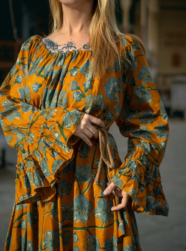 Lilith bohemian lange jurk