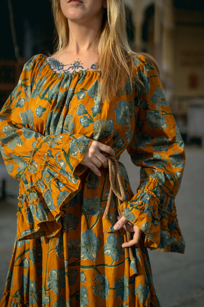 Lilith bohemian lange jurk