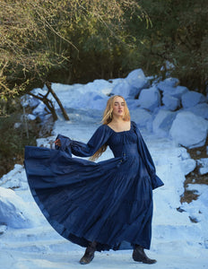 Vaiana Lange Jurk Marine