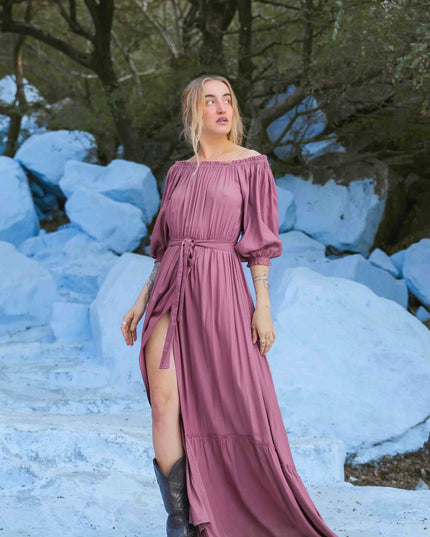 Luna Dress Oud Roze