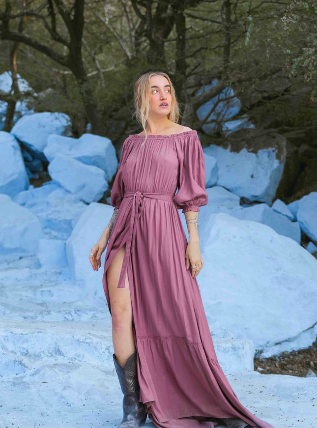 Luna Dress Oud Roze
