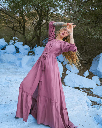 Luna Dress Oud Roze