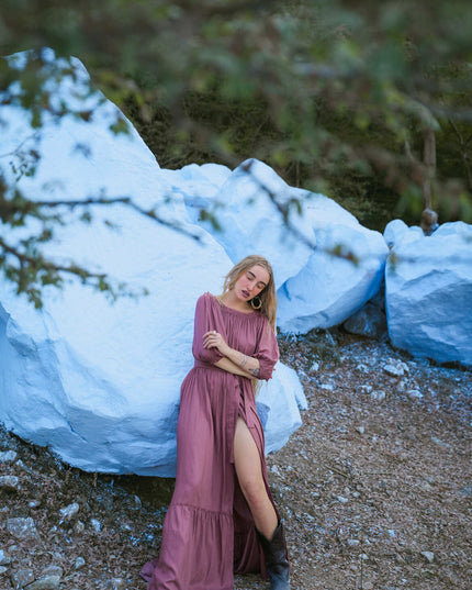 Luna Dress Oud Roze