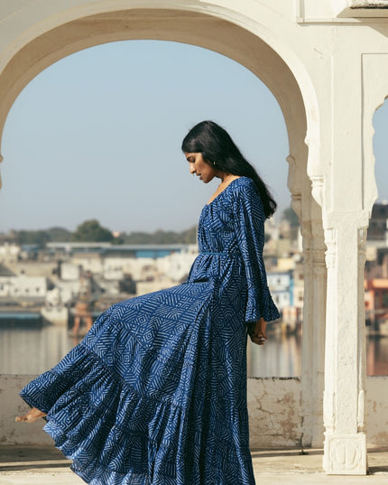 Lilith bohemian lange jurk