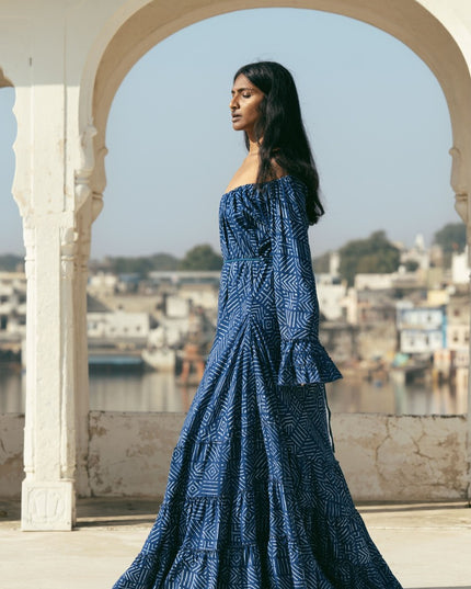 Lilith bohemian lange jurk