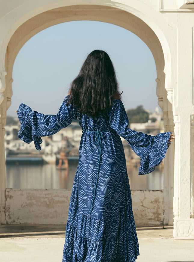 Lilith bohemian lange jurk