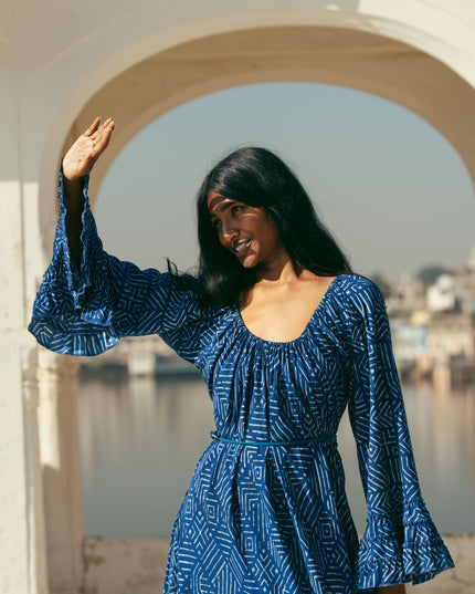 Lilith bohemian lange jurk