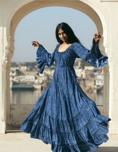 Lilith bohemian lange jurk