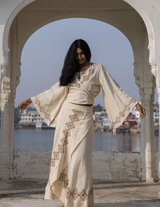 Mystic Mesa wikkeltop Off White