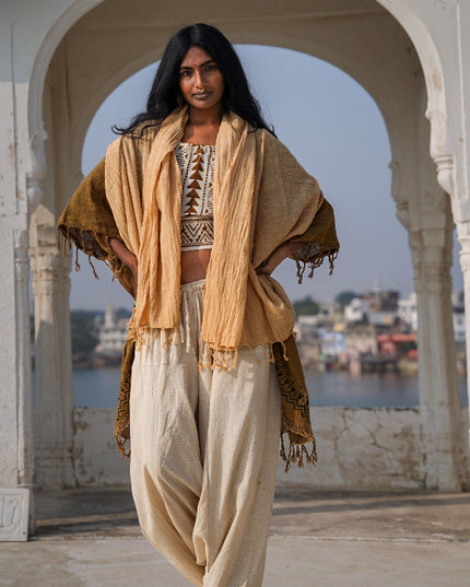 Zenya Harem Pant Gebroken wit