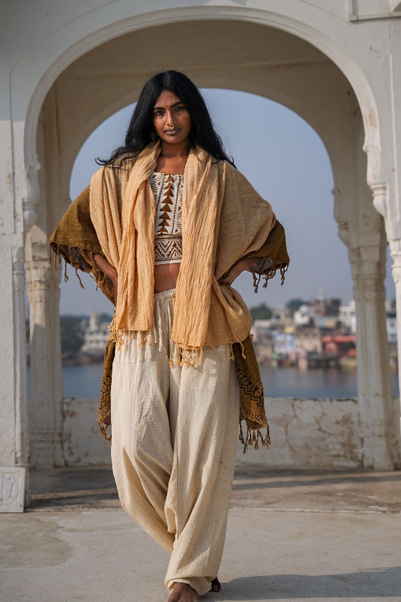 Zenya Harem Pant Gebroken wit