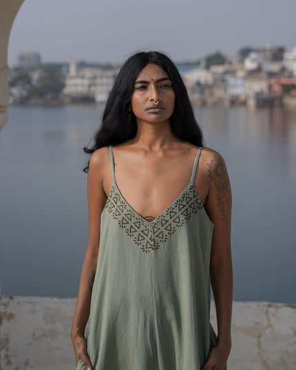 Sunlit Trails Jumpsuit Jadegroen