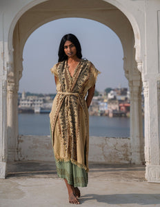 Soul wrap kimono Light brown