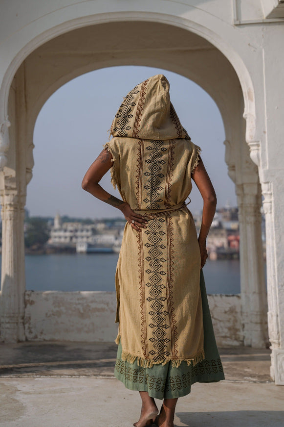 Soul wrap kimono Licht bruin