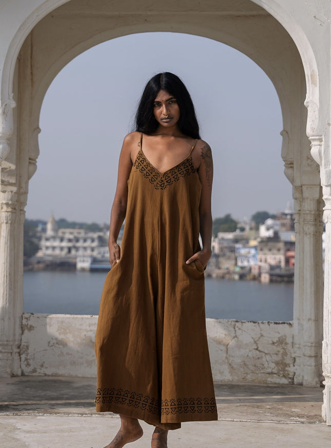 Sunlit Trails Jumpsuit Bruin