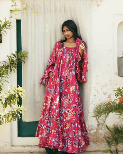 Lilith bohemian lange jurk