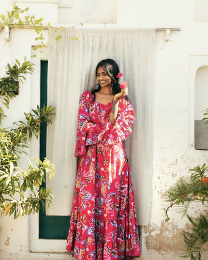 Lilith bohemian lange jurk