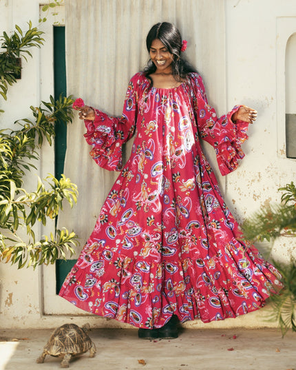 Lilith bohemian lange jurk