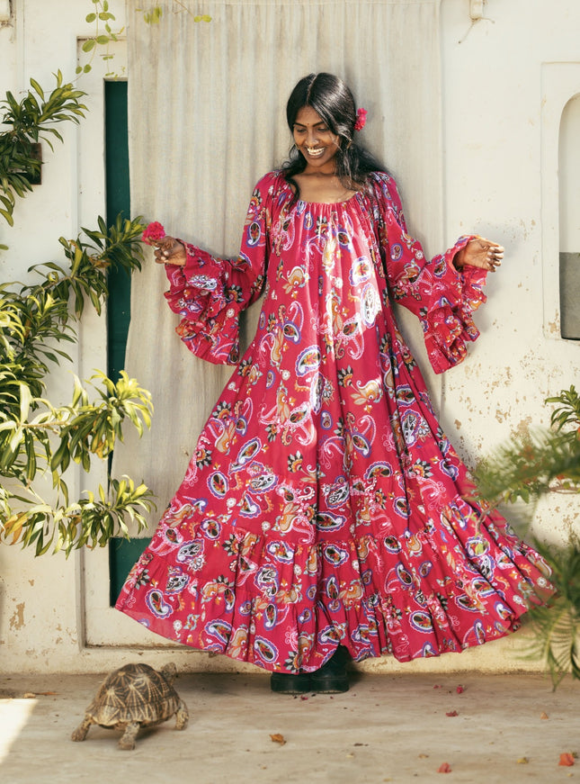 Lilith bohemian lange jurk