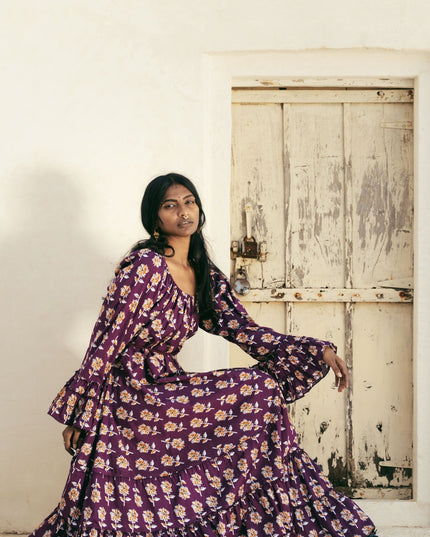 Lilith bohemian lange jurk