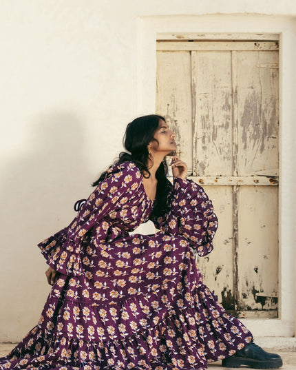 Lilith bohemian lange jurk