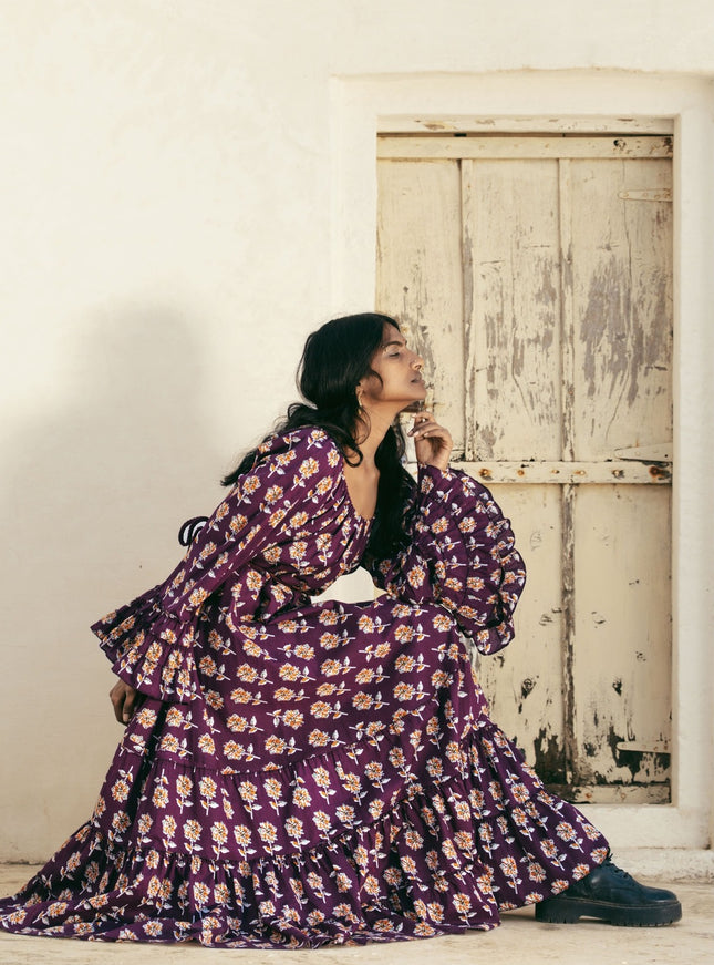 Lilith bohemian lange jurk