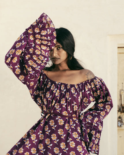 Lilith bohemian lange jurk