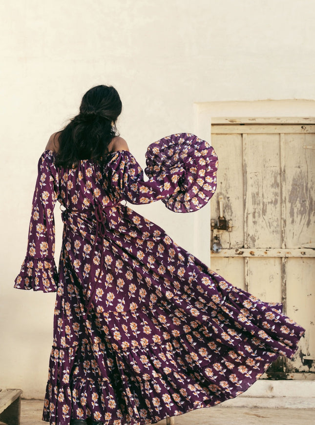 Lilith bohemian lange jurk