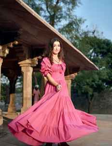 Vaiana Summer Dress Pink 