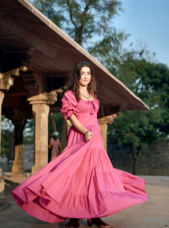 Vaiana Summer Dress Pink 