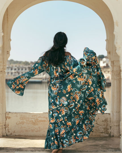 Lilith bohemian lange jurk