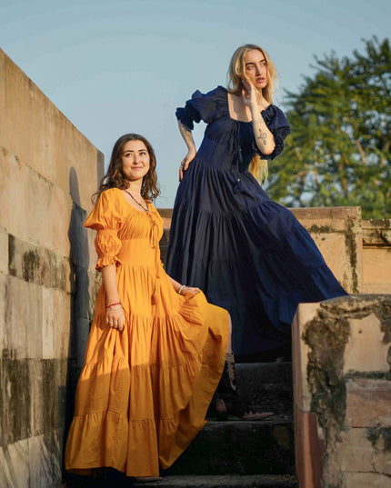 Vaiana Zomerjurk Donkerblauw