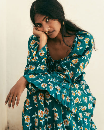 Lilith bohemian lange jurk