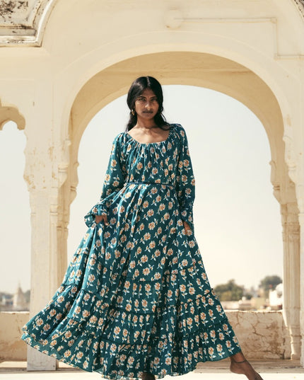 Lilith bohemian lange jurk