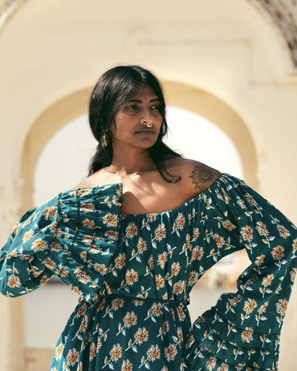 Lilith bohemian lange jurk