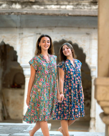 Amore midi jurk Groen