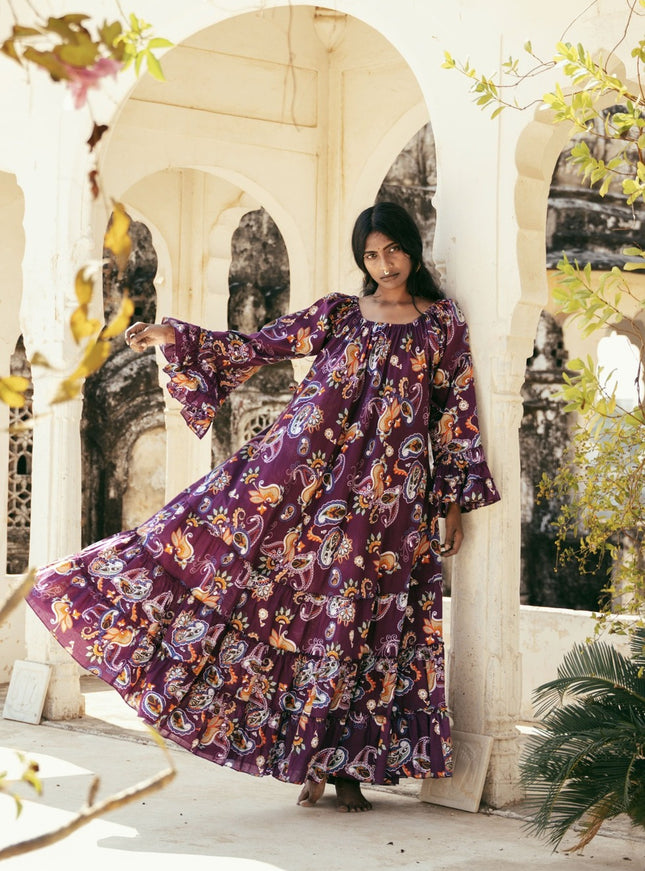 Lilith bohemian lange jurk